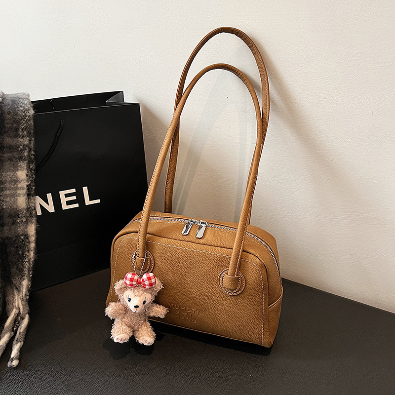 Commuting Maillard for Women 2025 New Style Autumn/Winter Versatile Single Shoulder Underarm Handheld Boston Bag