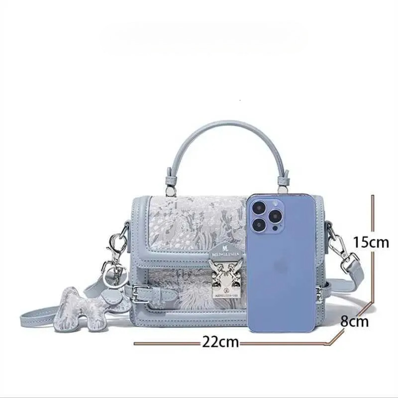 Top Quality Brand High Quality New Style Free Delivery Designer Bag Embroidered Handbags Lock Design Small Square Bag, Fashion Single Crossbody - Eleg
