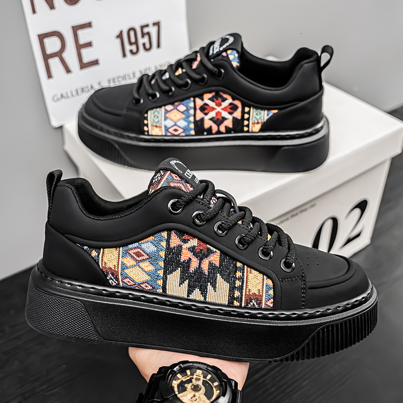 Four Season Universal Lightweight Low Top Men Casual Shoes Board Versatile For Work School Daily Sports And Embroidered With Intricate Styles Ddmysatu