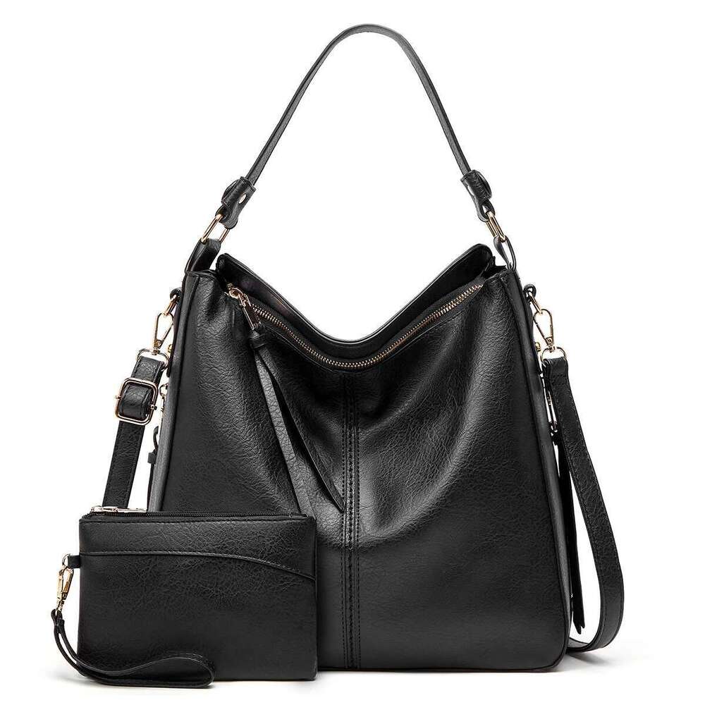 New Simple Tote Handbag Fashion Business Commute Large Capacity European Version Women's Shoulder Messenger Bag