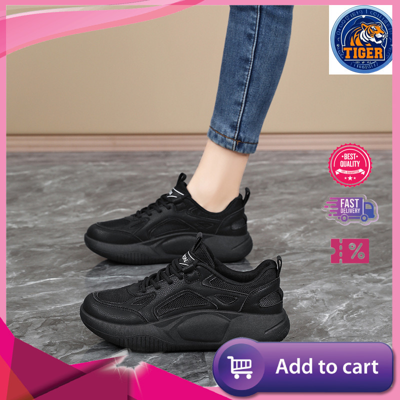 Ddmytiger Breathable Black Women S New Summer Hollow Out Single Net Lightweight Soft Sole Sports Kitchen Anti Slip Work Shoes Outdoor Shoes