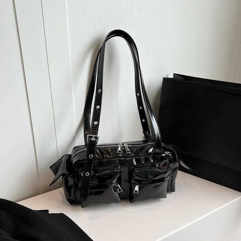 Korean Niche Bag Celebrity-style Underarm Small Saddle Bag Crossbody Bag Fiable Shoulder Bag Multiple Pockets Design Bag XJ250605