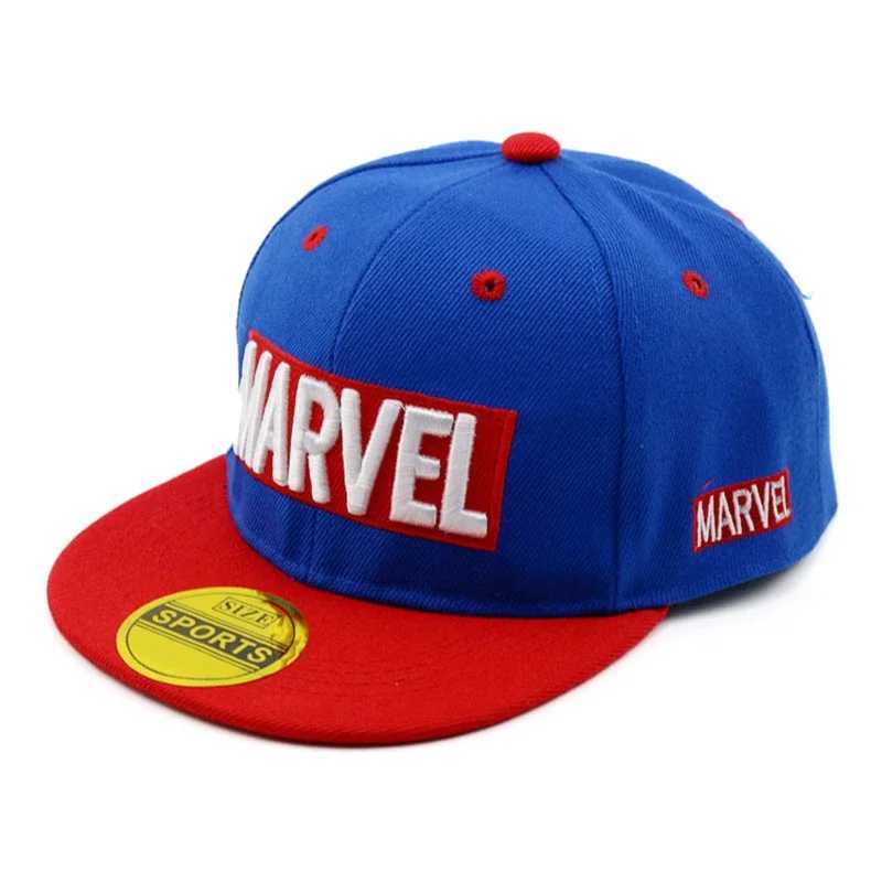 Marvel Anime Cartoon Kids Baseball Cap Baby Hip Hop Sun Hat For Boy Girl Spring Travel Hats Baby Snapback Caps Gift 2-8Y R250512