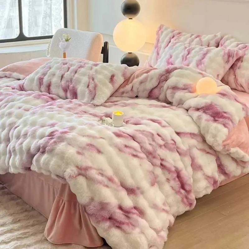 Solid Embroidered Bedspread Quilt Set 3pcs Quilted Bedding Cotton Quilts Bed Covers Pillowcase Blanket King Queen Size Coverlets 252033 BII2