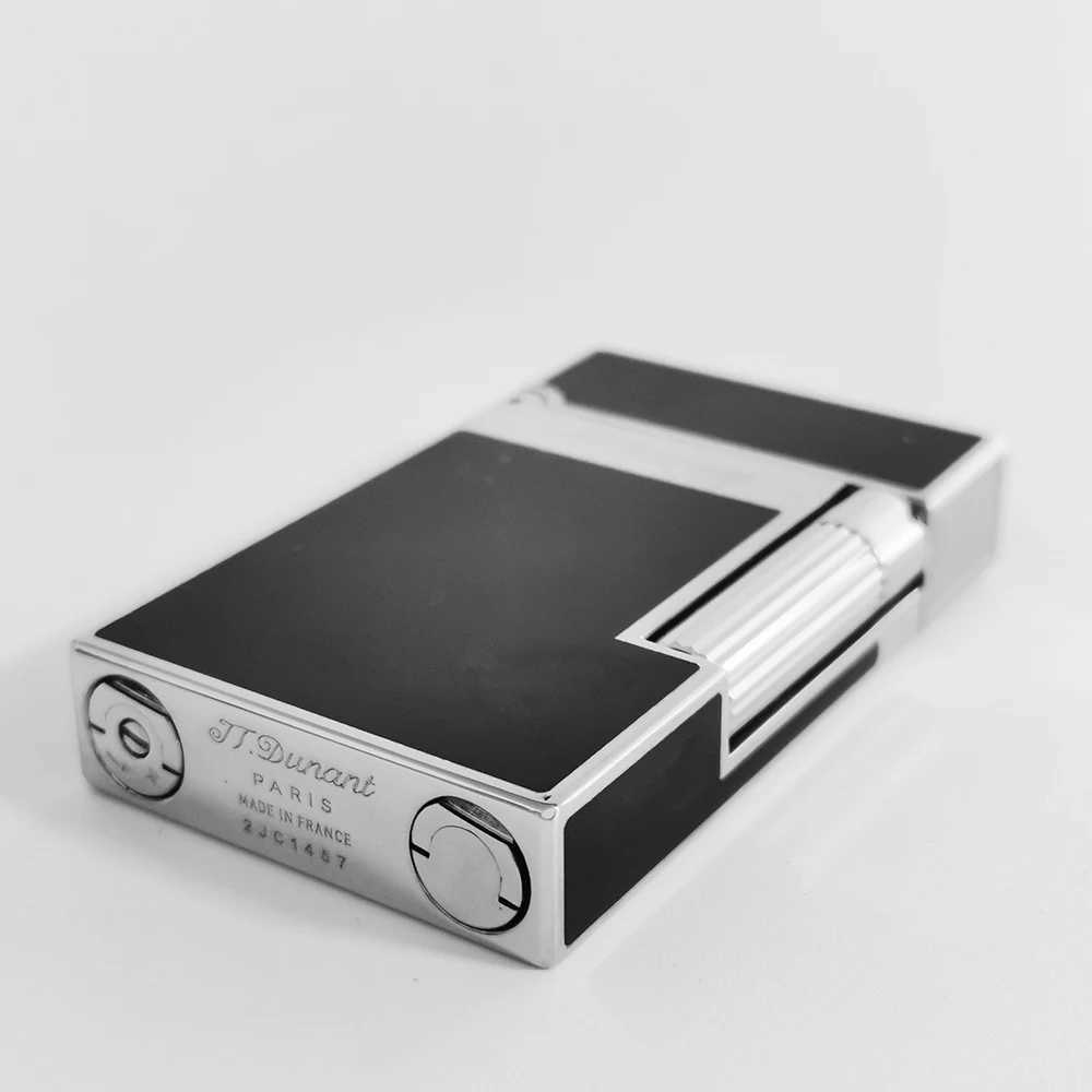 JT Dunant Lighters Natural Lacquer Line 2 Gas Metal Ping Sound Memorial Man Gift Handmade D Brand Limited Edition Y250513