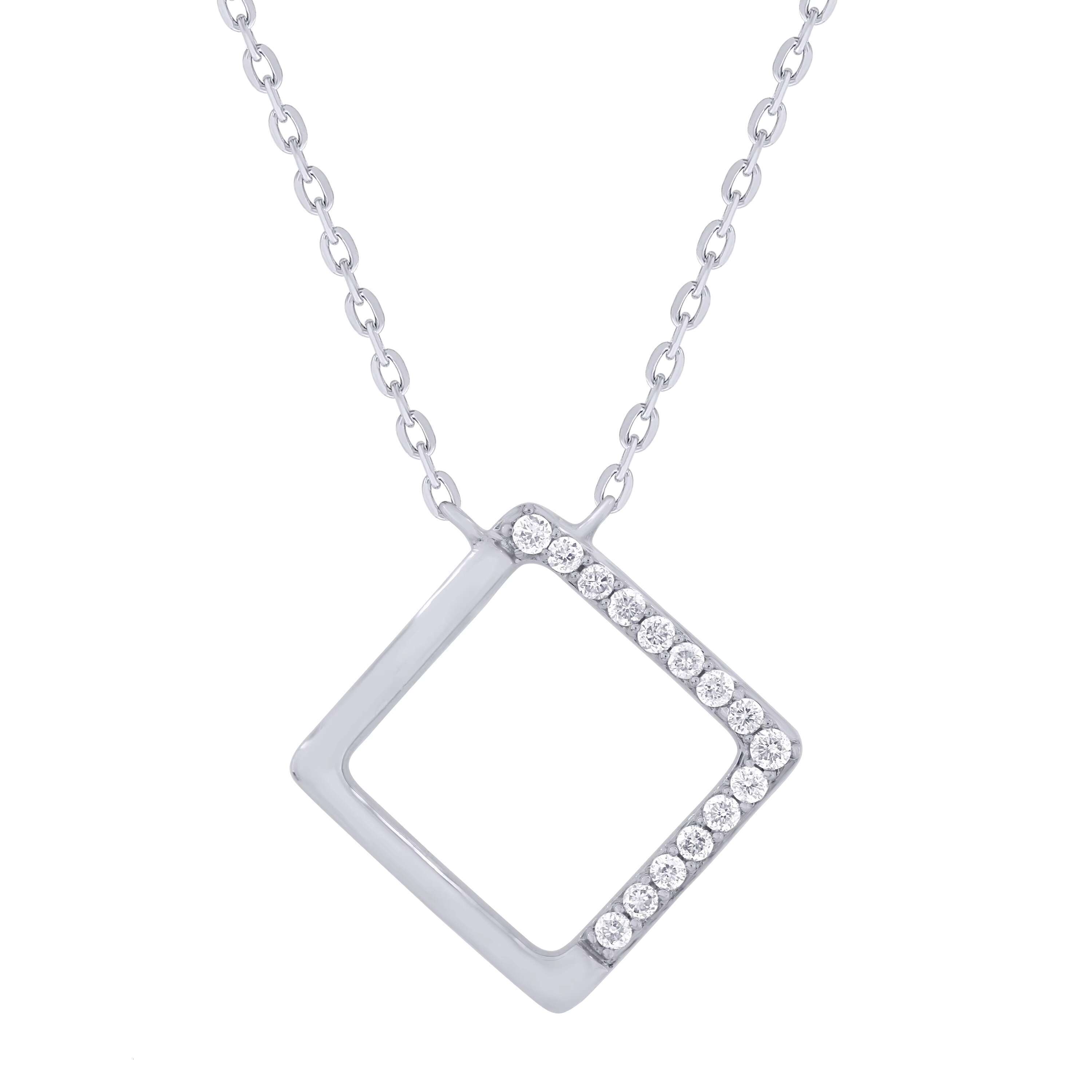 Brilliant gold-plated with adjustable pendant necklace