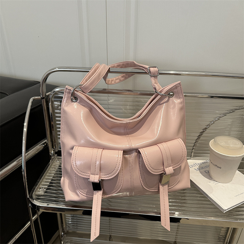 Korean version niche hand-held tote women's 2025 summer new large capacity shoulder premium sense crossbody bag