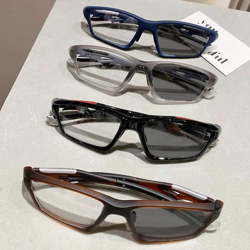 Luxury Outdoor Color Changing Minus Sun Glasses for Women Men Vintage Blue Light Blocking Photochromic Myopia Eyewear Diopter W250513