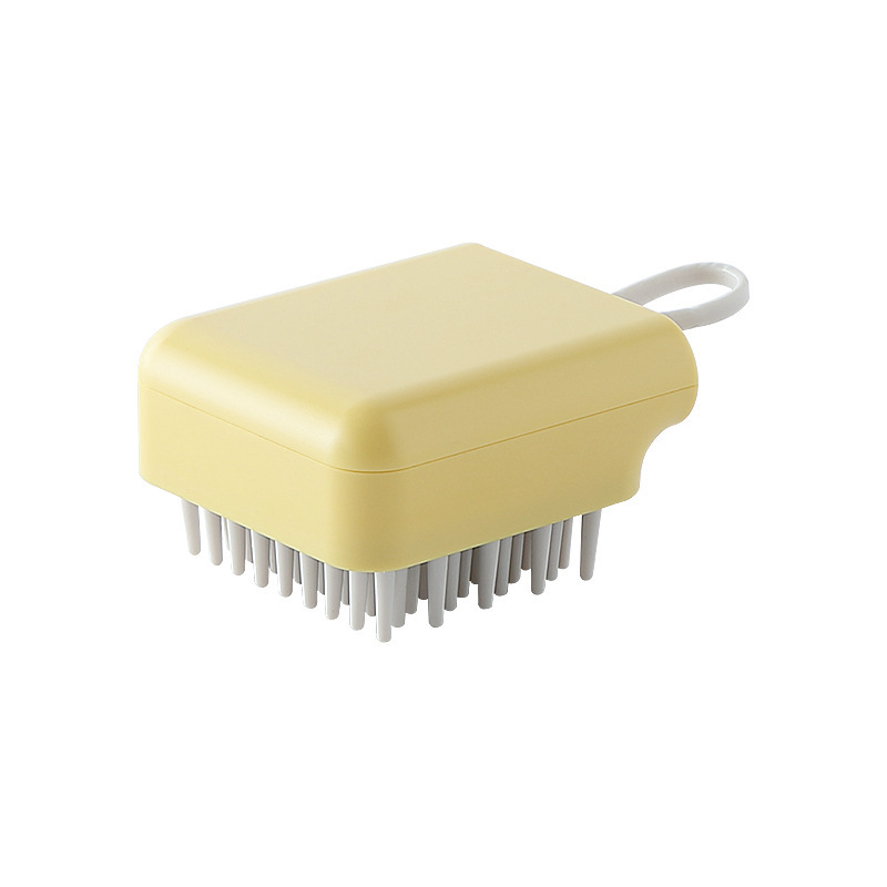 Silicone Body Scalp Massage Shampoo Shower SPA Massage Brush Hair Comb