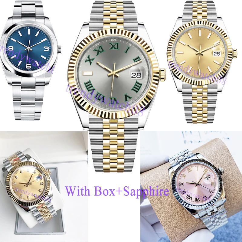 aaa mens watch designer automatic mechanical watch 28 31 36 41mm all stainless steel sapphire luminous watch waterproof highquality luxury with box watch
