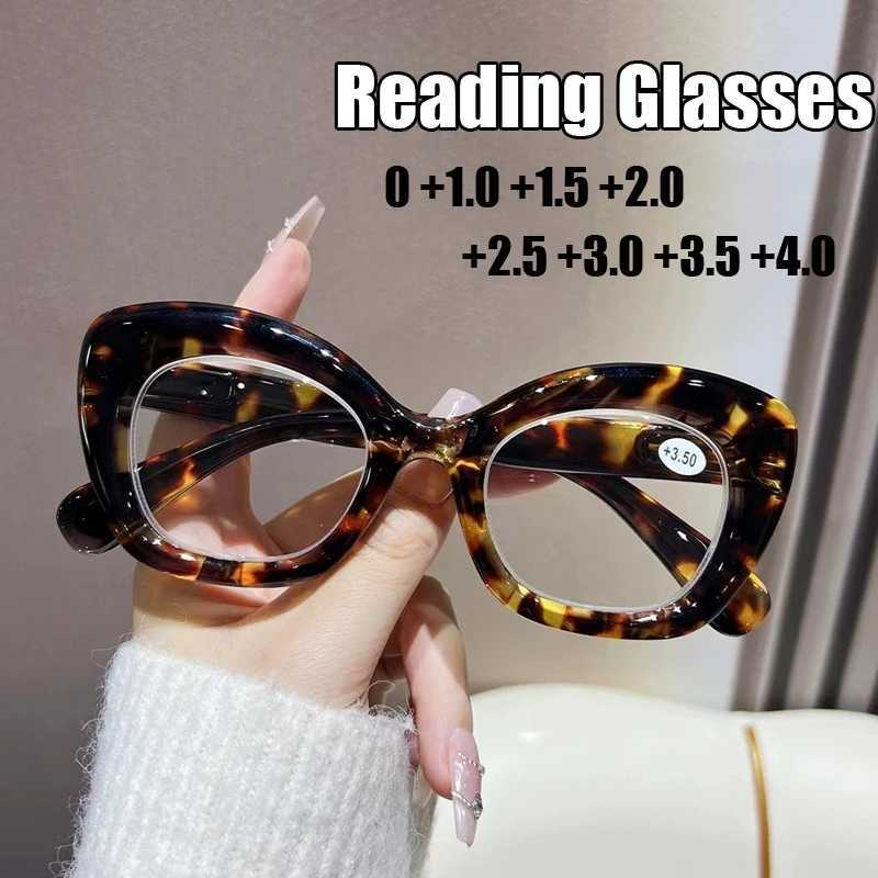 Vintage Finished Presbyopia Glasses Unisex Women Mens Anti Blue Light Farsighted Eyewear Optical Prescription Reading Glasses W250513