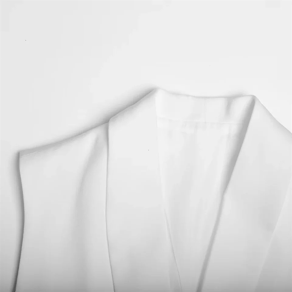 Kar Otza Summer Product French Commuting Style Versatile Waist cinching and slimming Collar tied up suit vest 250506
