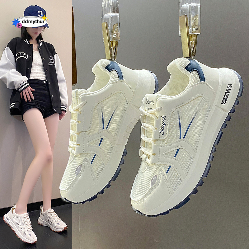2024 New Summer Forrest Gump Shoes Female Students Soft Sole Mesh Putian Little White Middle School Entrance Examination Sports Exam Running ddmythur