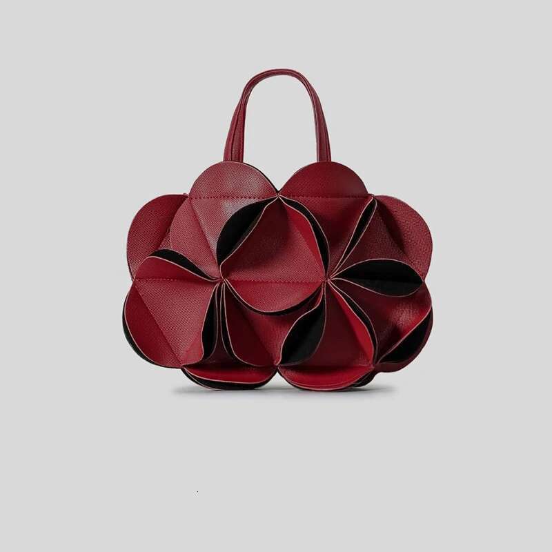 Fashion Flower Design Women Handbags Elegant Petal Shoulder Bag Pu Letaher Crossbody Bags