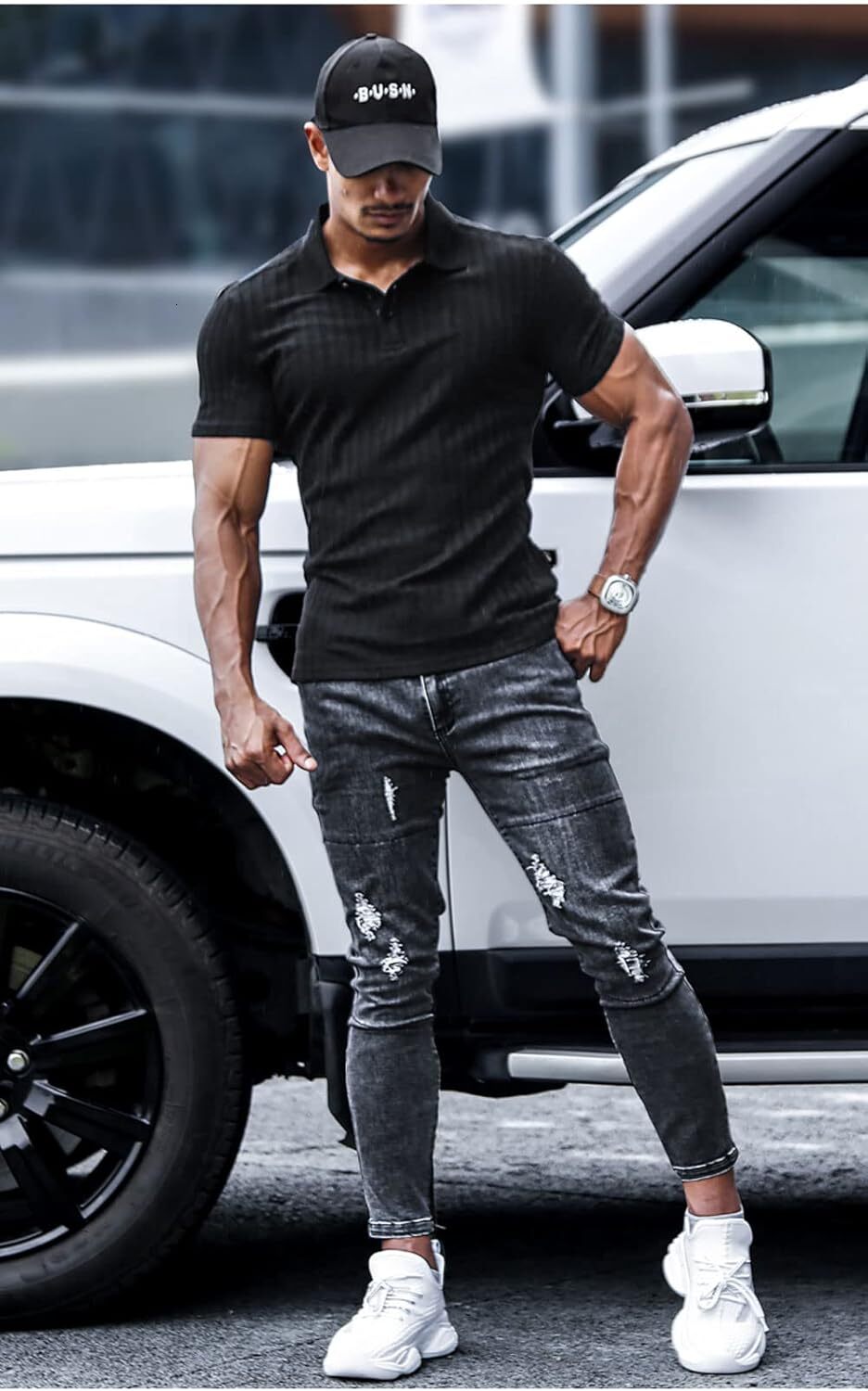 Mens Polo shirt Men's Cotton Muscle Shirts Slim Fit Business Casual Tee Long&Short Sleeve Polo V Neck Shirt Polos shirts tshirt Casual tops summe