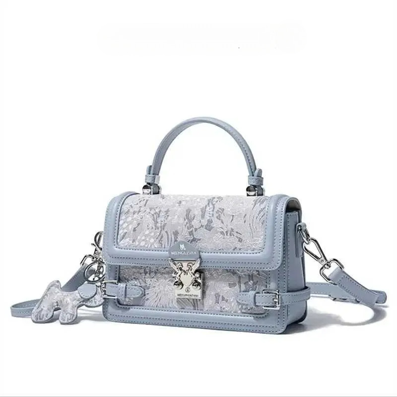 Top Quality Brand High Quality New Style Free Delivery Designer Bag Embroidered Handbags Lock Design Small Square Bag, Fashion Single Crossbody - Eleg