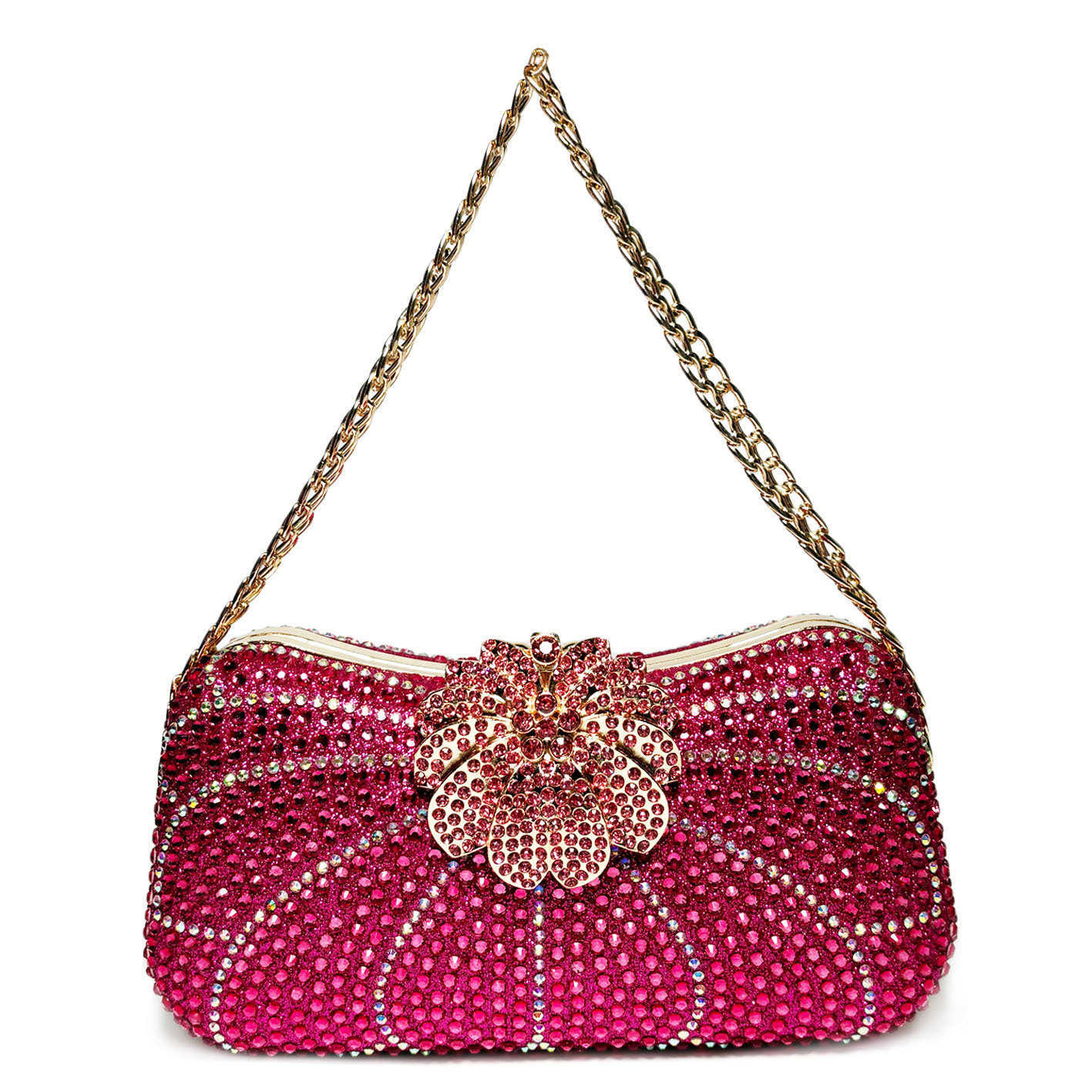 Sparkling Diamond Banquet Dress Versatile Luxury Handheld Shoulder Bag for Women