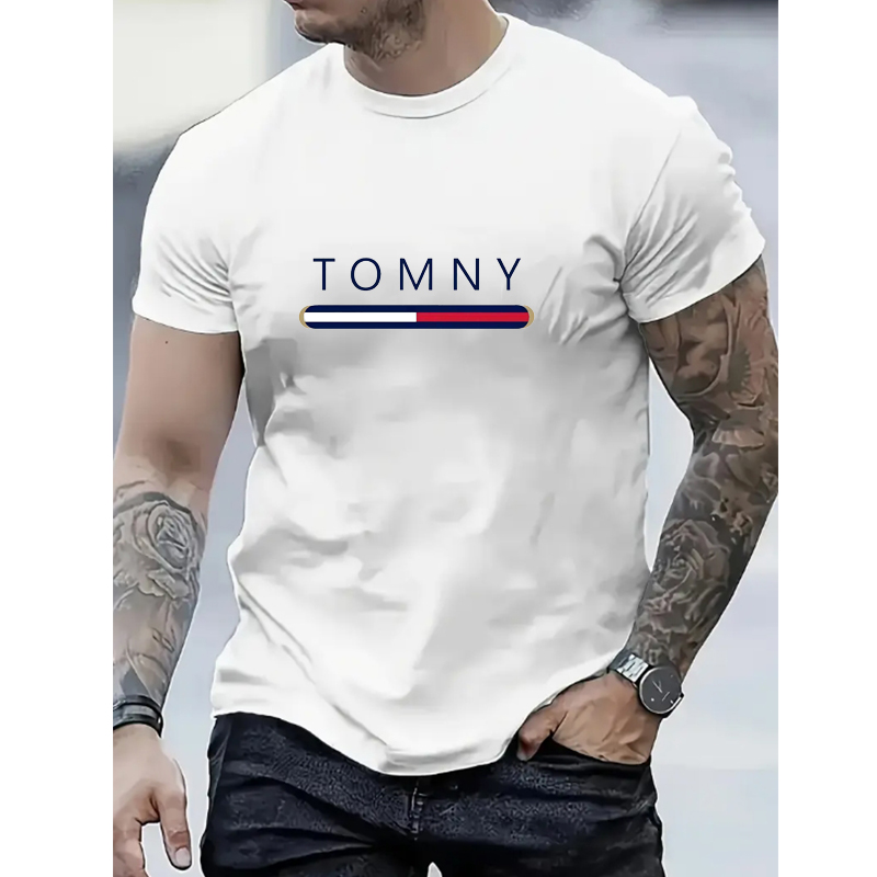 Designer Brand Luxury Mens T Shirts Soft Short Sleeves T-shirts Summer Casual Comfort Men's Clothing Apparel Tees Tshirts Black White Navy S - XXL