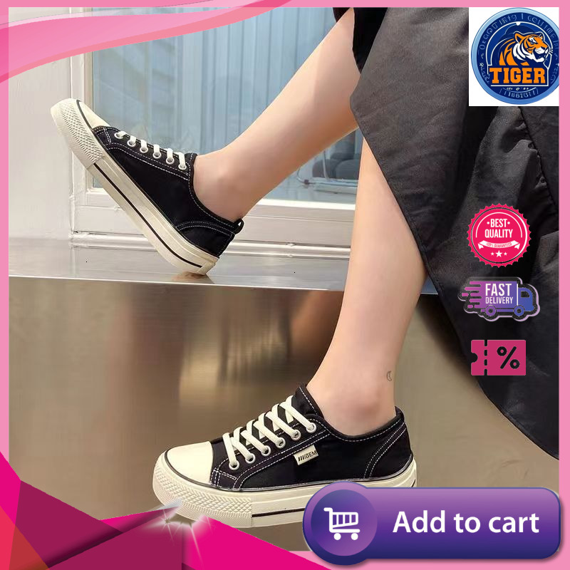 Ddmytiger Mango Head Canvas For Women Spring And Autumn Thin New White Shoes Thick Soled Dad Sports Casual Black Board Outdoor Shoes