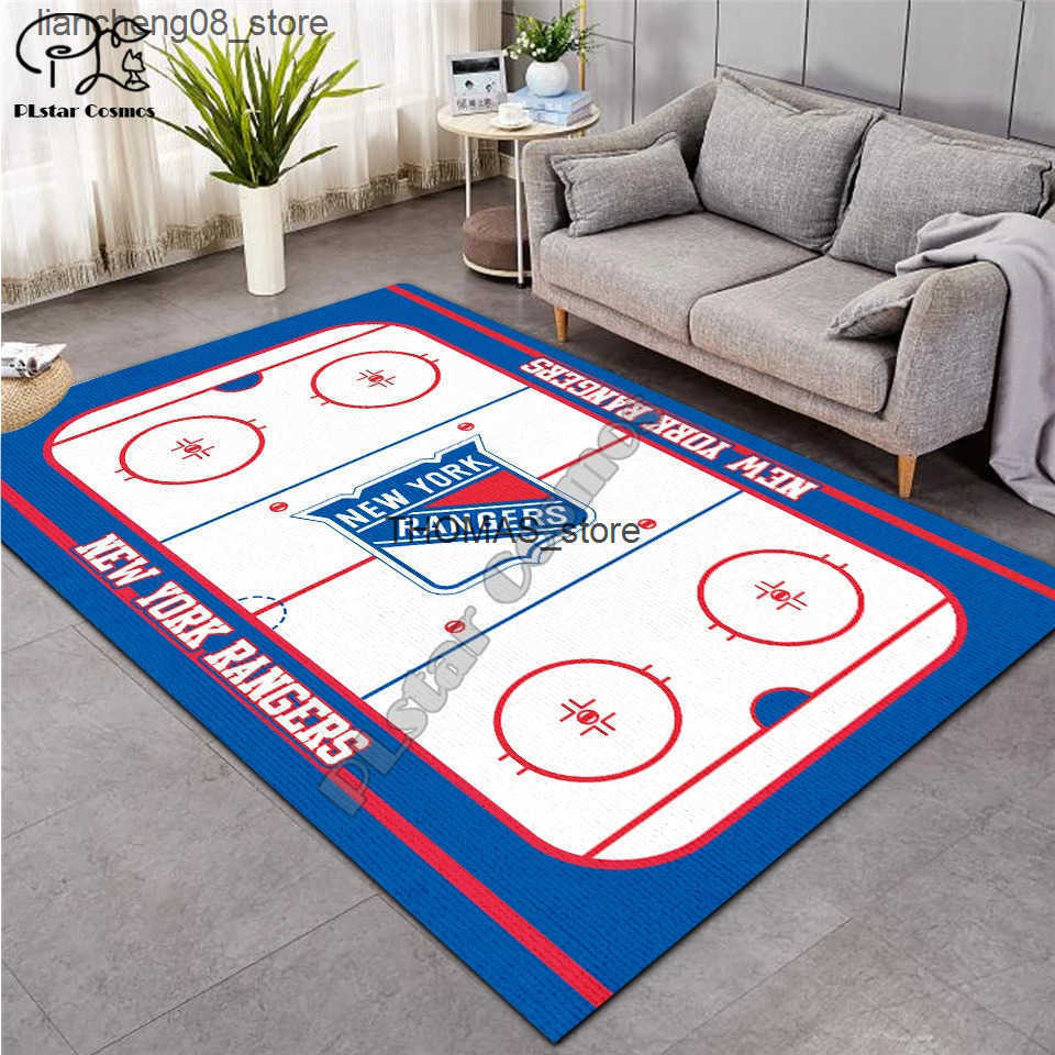 Carpets ice hockey carpet Anti-Skid Area Floor Mat 3D Rug Non-slip Mat Dining Room Living Room Soft Bedroom Mat Carpet style-03 L240910 Q250513