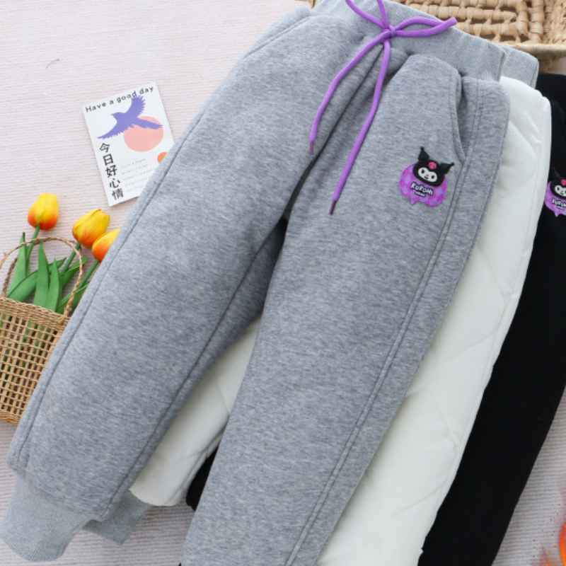 DISNEY Frozen Elsa princess kids designer clothes Children winter sportswear trousers, girls' long pants thickened cotton-padded trousers for the