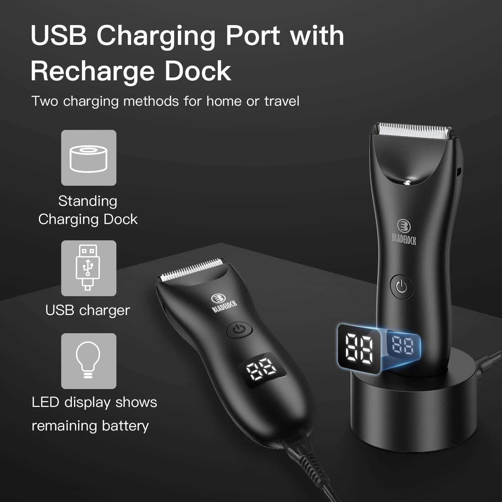 Professional Groin Body Hair Trimmer Ball Shaver for Men Body Grooming Clipper Rechargeable Ceramic Trimmer Bikini Epilator W250513