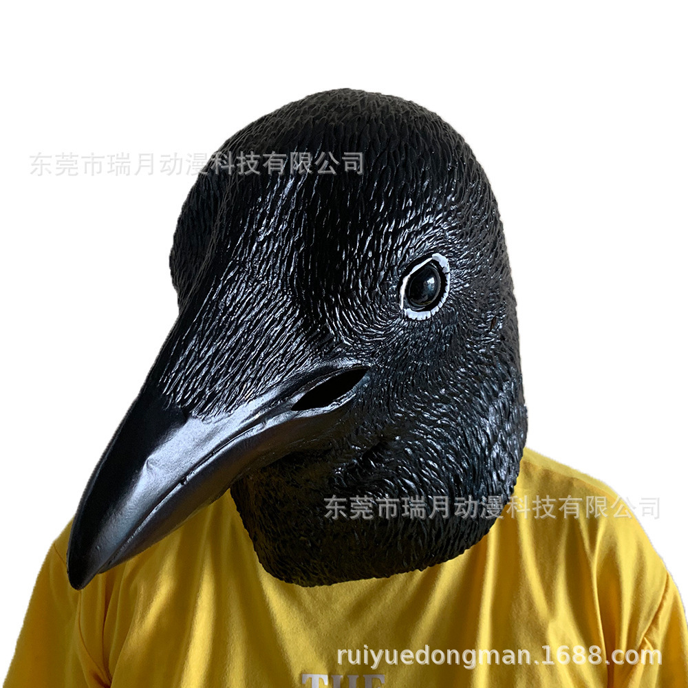 Party Masks White Mouse Animal Head Latex Mask Rat Masks Halloween Cosplay Costume Dress 230327