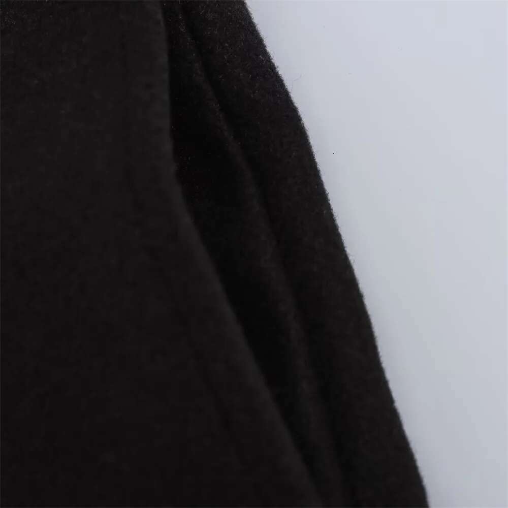 UNIZERA Women's Solid Color Long Sleeve Single breasted Collar Autumn New Woolen Coat