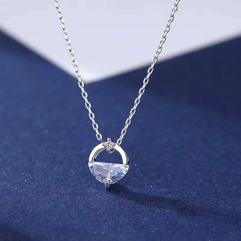Pure sier Qikang necklace pendant, fashionable women's gift