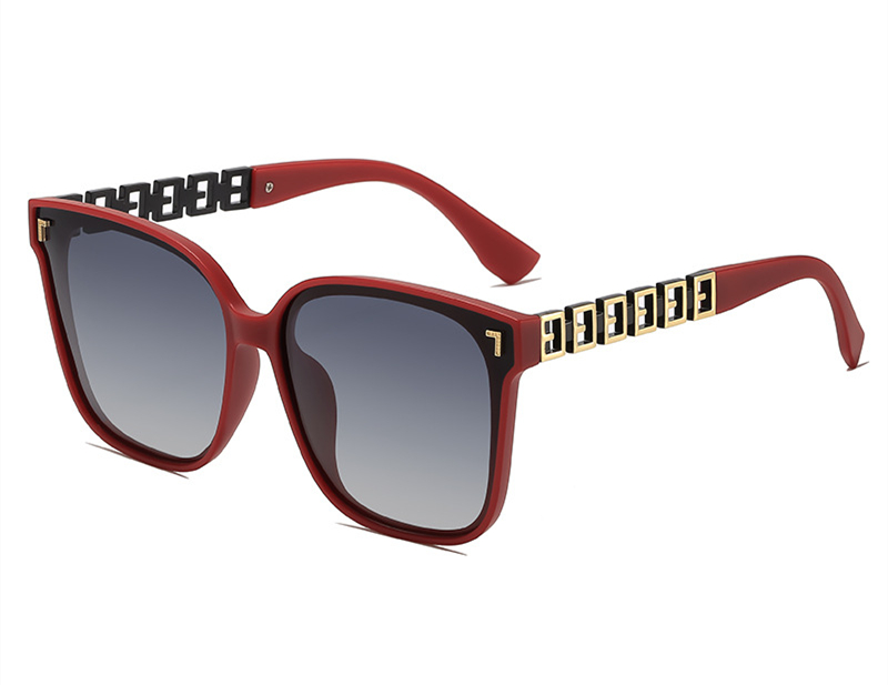 Designer sunglasses Free shipping 2025 new fashionable commuting high-end texture elliptical polarized sunglasses for womens mens