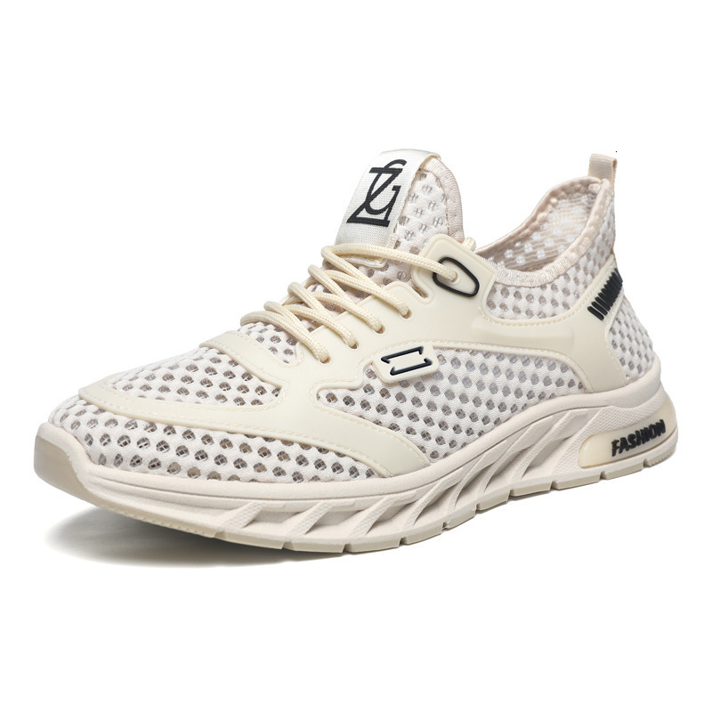 Trendy Men S New Hollowed Out Casual Running Casual Shoes Lace Up Mesh Sports Shoes Lightweight And Comfortable Ddmysaturn