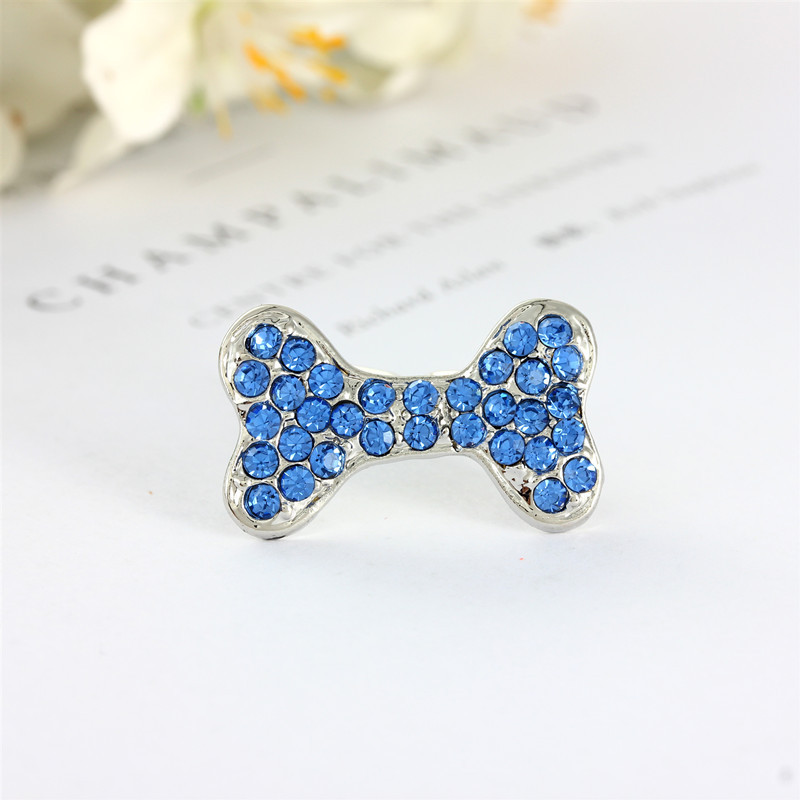 5 Pcs Girl Dog Hair Clips Cute Dog Bone Hairpin Pink Hair Barrettes Rhinestones Dog Hair Pins for Puppy Kitten Pet Party Birthday Hair Grooming Access