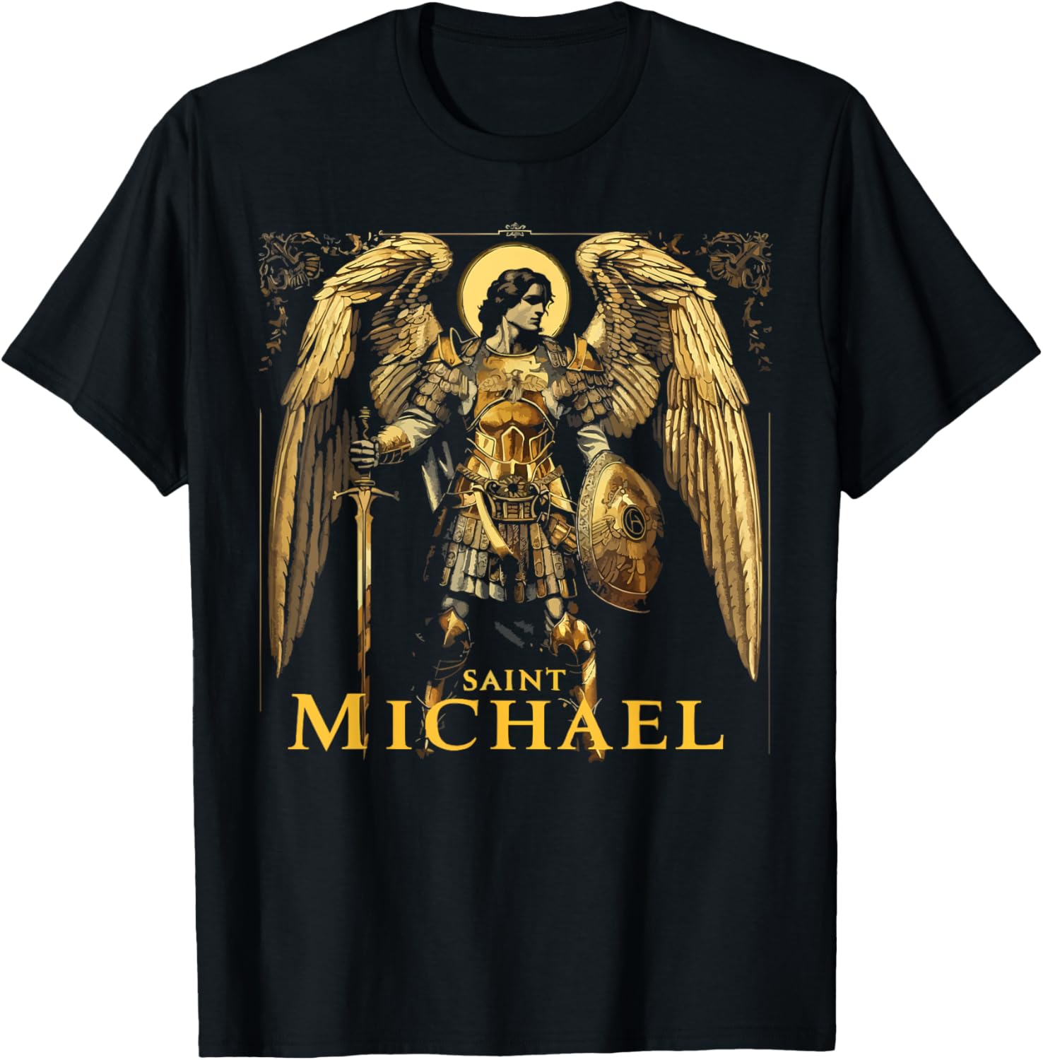 Archangel Catholic Religion Christianity Guardian Angel T Shirt