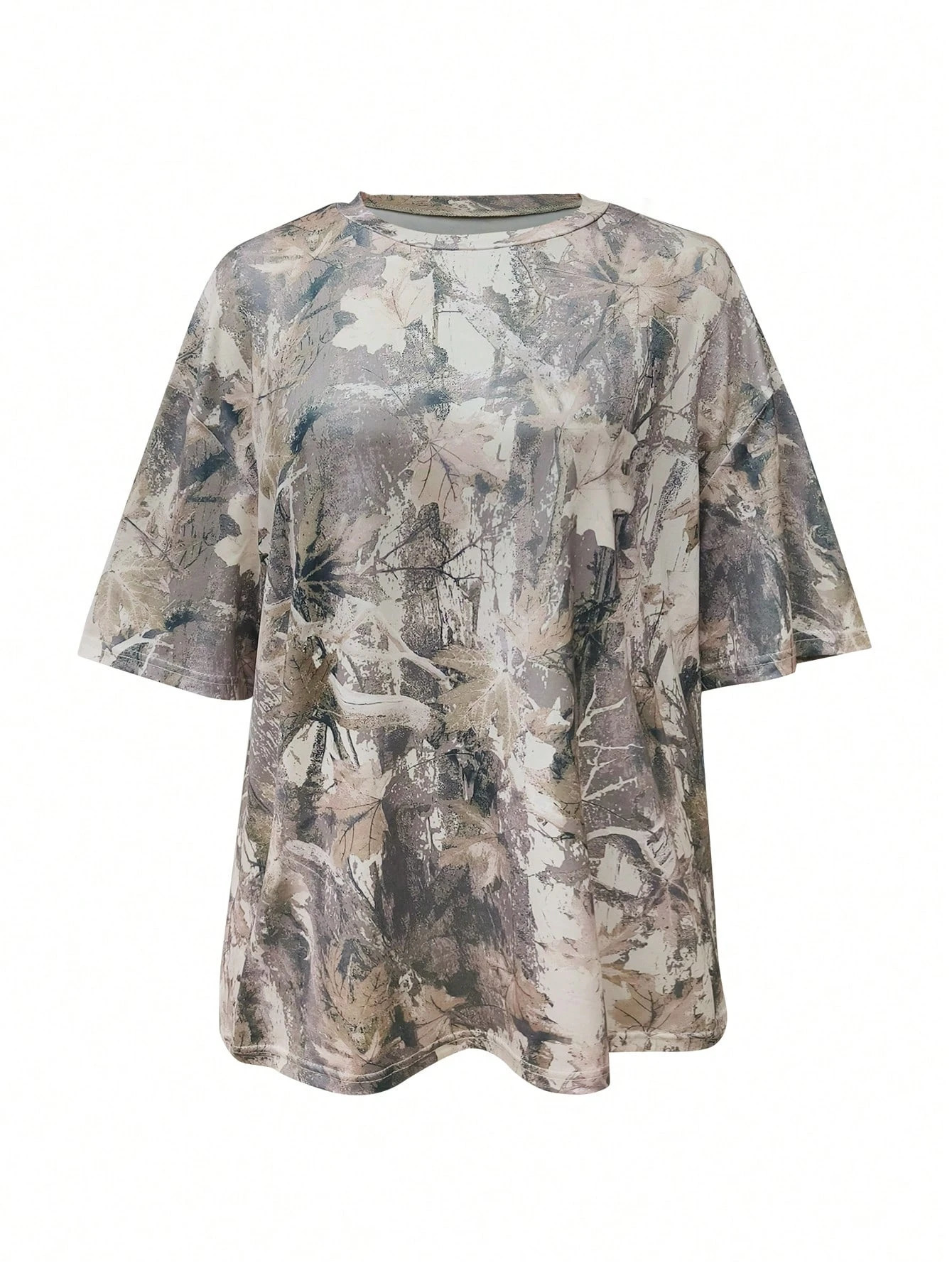 Y2K WomenS TShirt Round Neck Full Body Printed Loose Short Sleeved Fashionable Casual Retro Clothing Trend Women Top Tee 250513