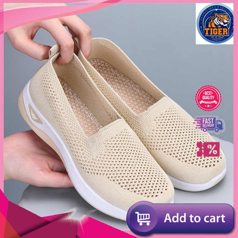 Ddmytiger Women S Spring New Mom Shoes One Step Stepping Summer Hollow Out Leisure Breathable Single For Outdoor Shoes