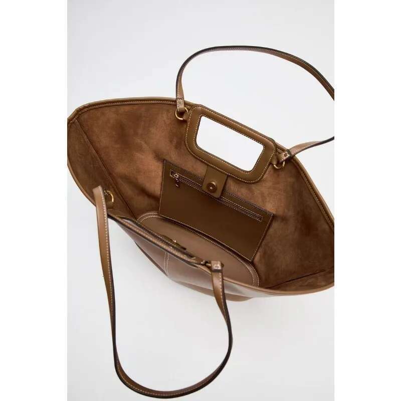 2025 Spring New Product Thread Cutting Decoration Large Capacity Handbag Single Shoulder Shopping Tote Bag