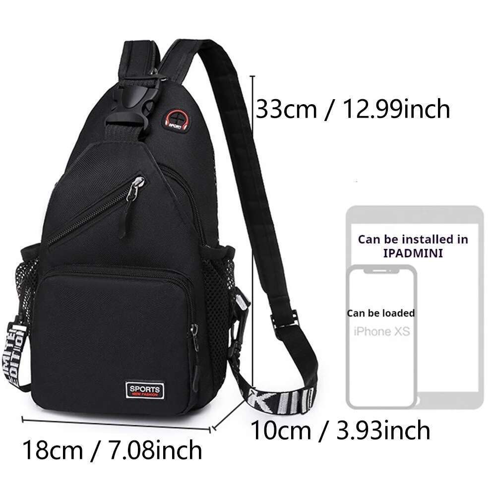 Minnie Mouse Chest Sling Messenger Crossbody Backpack Travel Sports Bagpack Men Shoulder Bag Women Gift Rucksacks