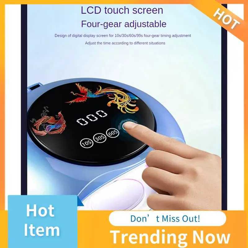 AB08-660Nm Wavelength Red Light Manicure Lamp With High Power 360 UV Curing Phototherapy Machine LED Nail Lamp EU Plug W250513
