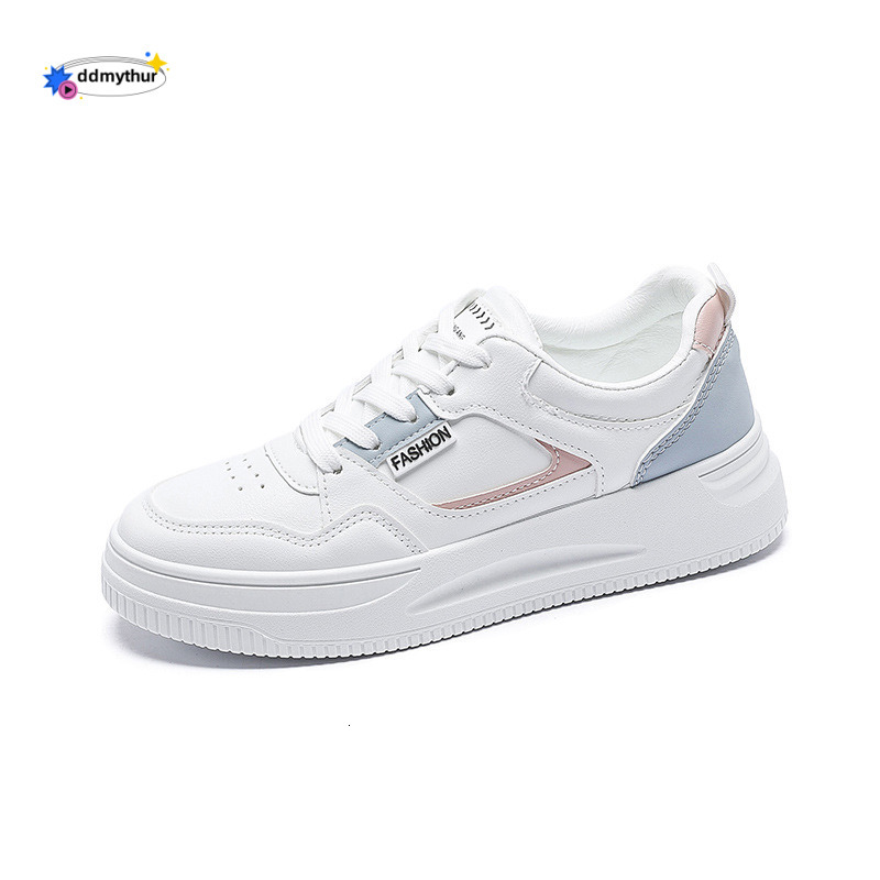 2025 Spring New White Women's Versatile Breathable Dad Lightweight Casual Sports Running Shoes QR-663 ddmythur