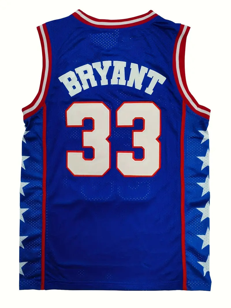 In Stock McDonald'S All American 33 BYANT 15 Cater Basketball Jersey Gift 100% Stitched Embroidered Letter Number Design Retro Classic Sportswear