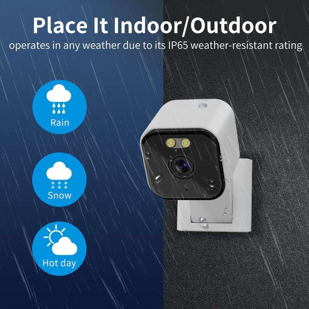 New 4 million WiFi surveillance camera magnetic waterproof wide-angle baby monitor