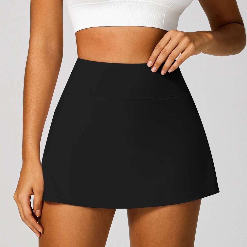 2025 Tennis Gym Golf Running Pleated Pantskirts Women Sports Fiess High Waist Quick-Dry Skorts 2 In 1 Skirts With Shorts