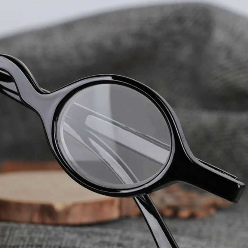 New Round Retro Reading Glasses Man Women Resin Clear Lens Tenacity Frame Glasses Presbyopia 1.0 1.5 2.0 2.5 3.0 Reading Glasses W250513