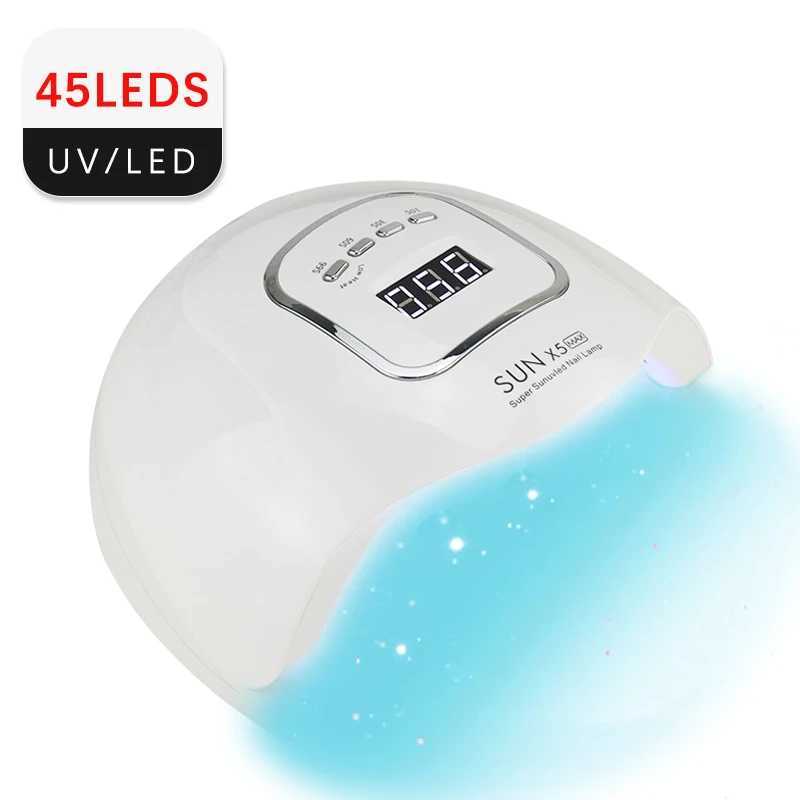 SunX5 Max Uv Led Lamp Professional Nails High Power Nail Light Auto Sensor Smart Nail For Fast Drying Gel Nail 45 Leds For Salon W250513