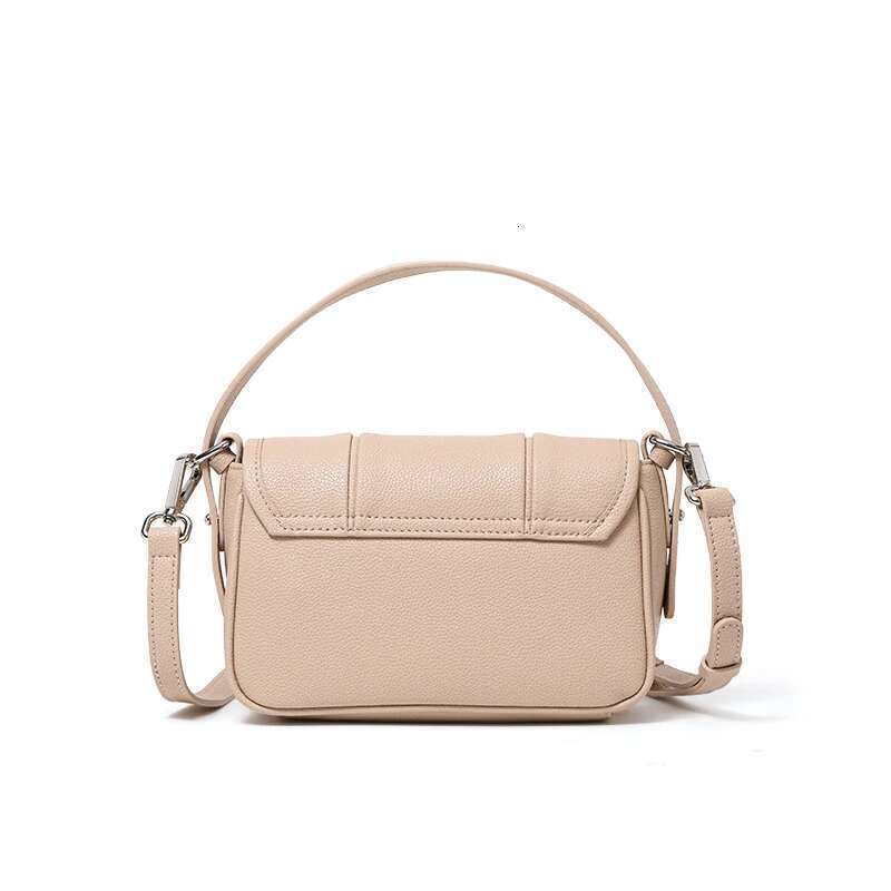 Aidrani Soft genuine leather handbag 2025 new storage design detachable strap cross-body single shoulder