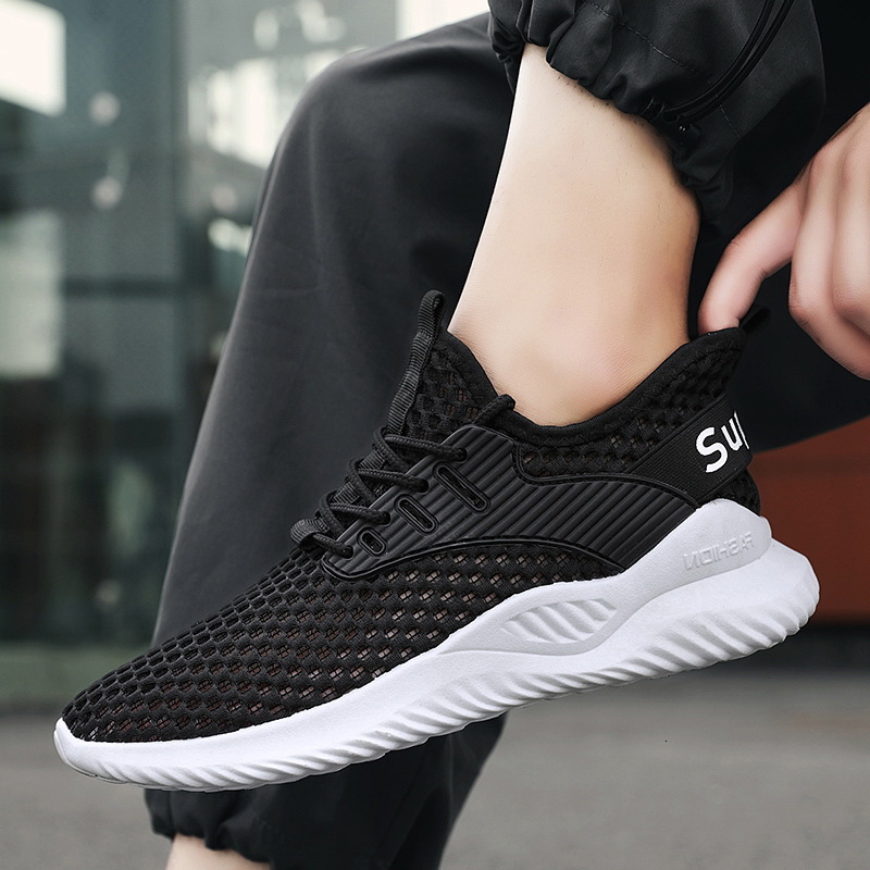 Men S New Summer Thin Sports Travel Casual With Casual Shoes Large Mesh Hollow Air Conditioning Trendy Shoes Ddmysaturn