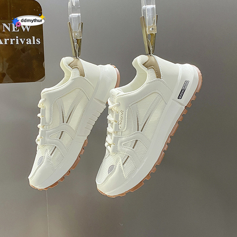 2024 New Summer Forrest Gump Shoes Female Students Soft Sole Mesh Putian Little White Middle School Entrance Examination Sports Exam Running ddmythur