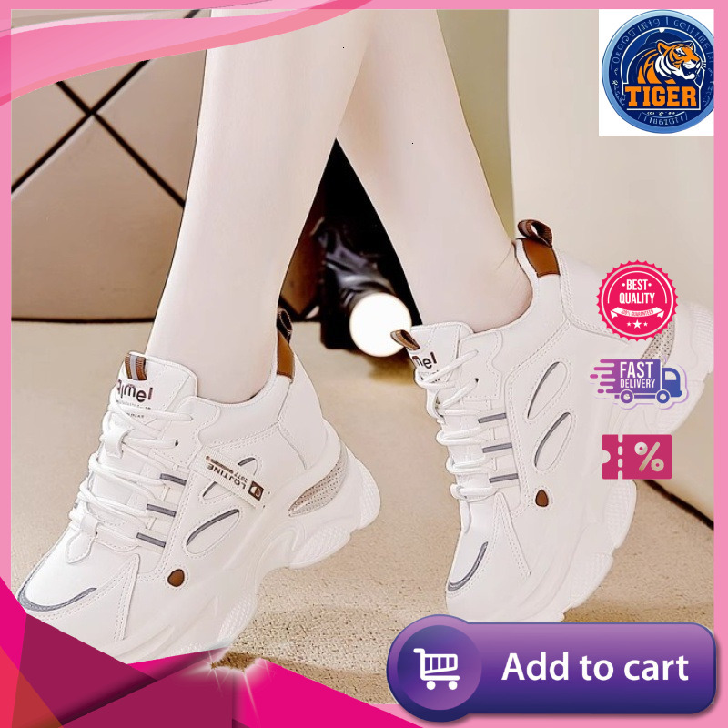 Ddmytiger Dad Women S New Soft Bottom Anti Slip Versatile Fashion Comfortable Sports And Leisure Shoes With Increased Height For Outdoor Shoes