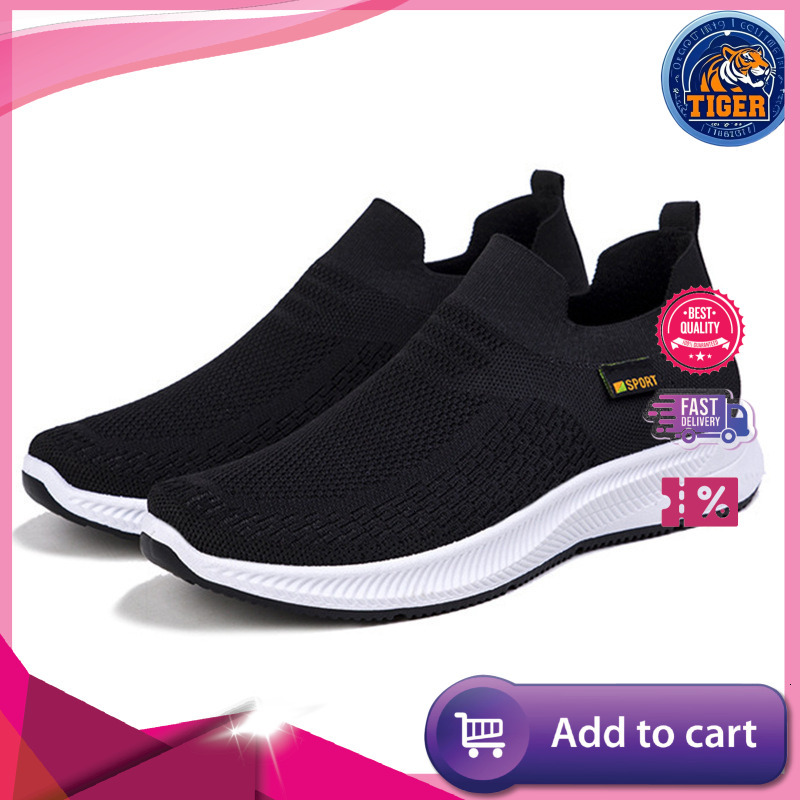 Ddmytiger Men S With One Foot Lazy Student Fly Woven Mesh Surface Shallow Mouth Sports Shoes Breathable Lightweight Running Casual Trendy Outdoor Shoe