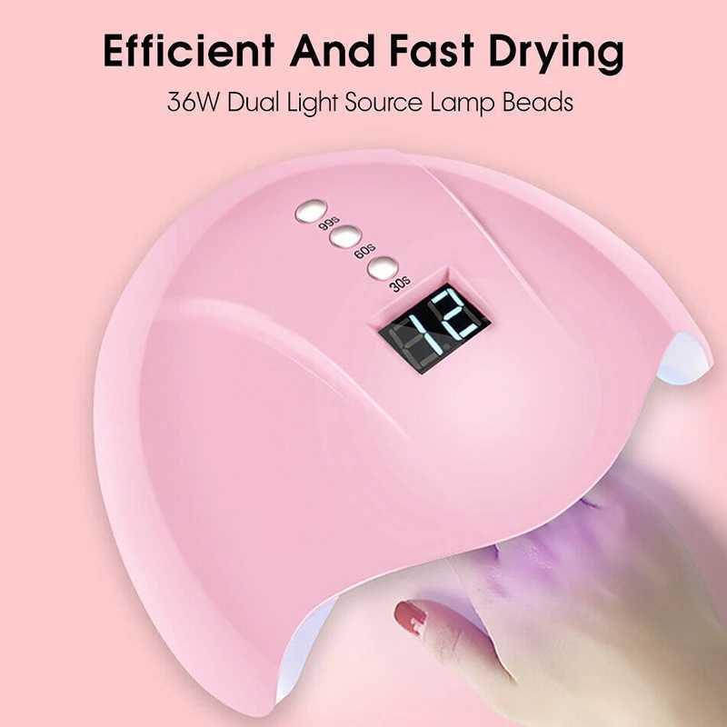 F2 Nail Dryer LED Nail Lamp UV Light for Nails Polish Gel Machine Electric Manicure Curing Nail Polish Gel Nail Art Tools W250513
